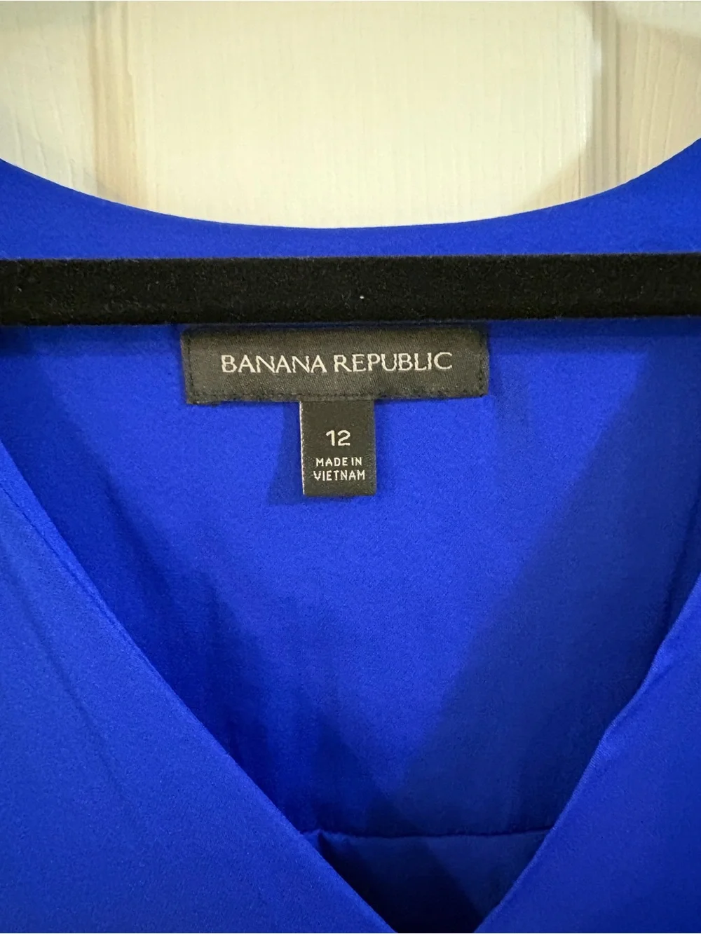 Banana Republic Sleeveless V-Neck Maxi Dress in Cobalt Blue - Picture 4 of 9
